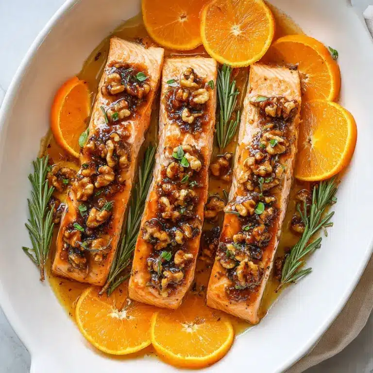Maple Pecan Glazed Salmon Recipe