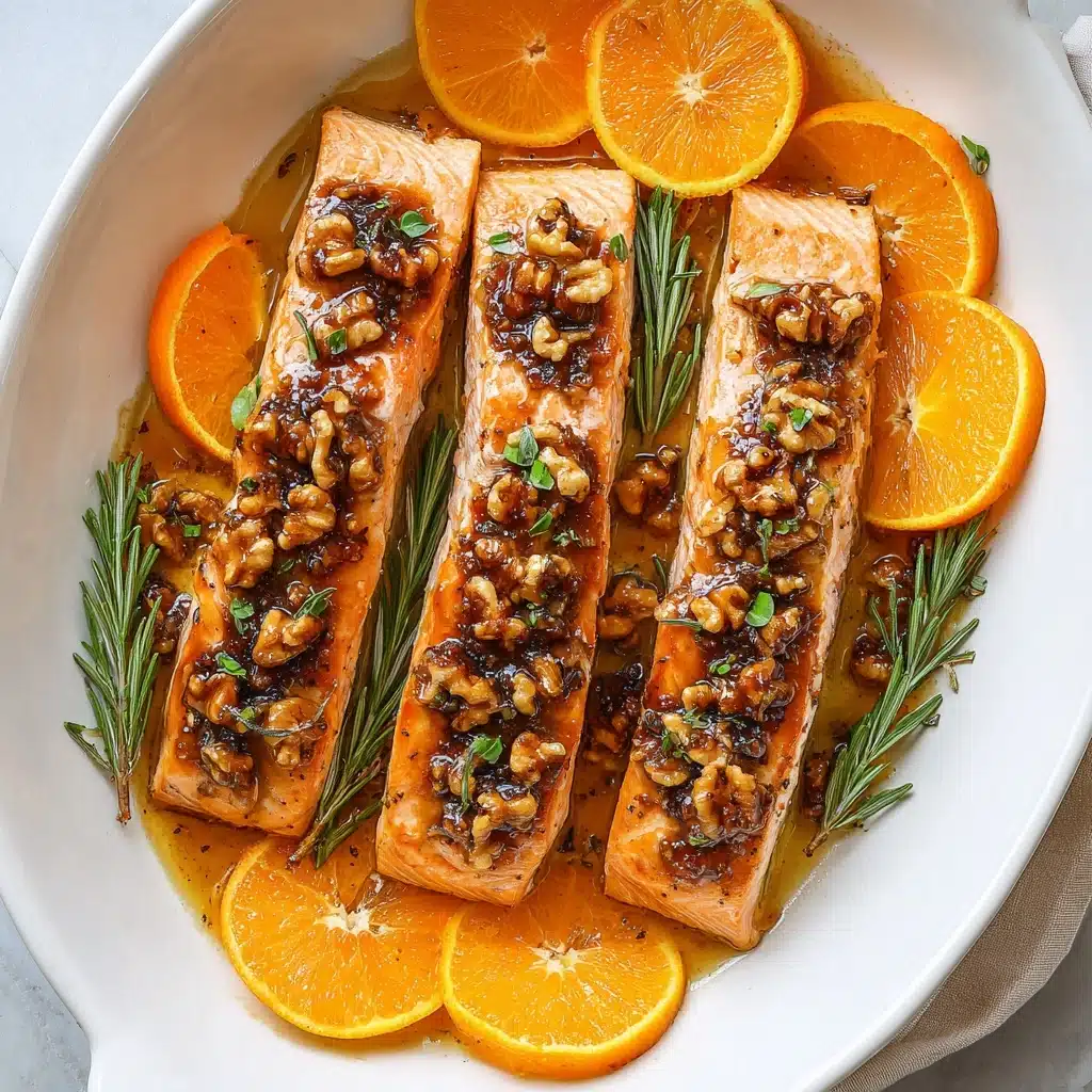Maple Pecan Glazed Salmon Recipe