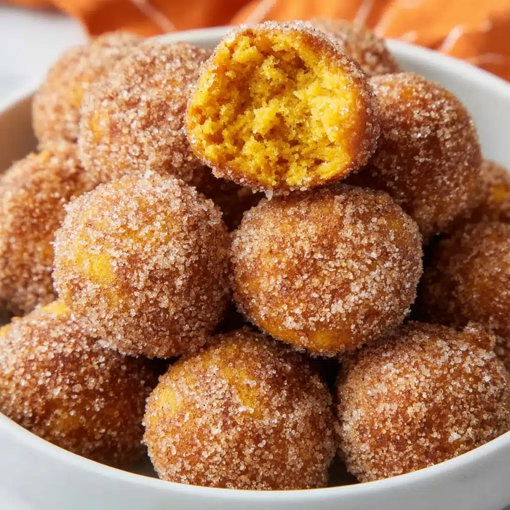 Easy Bisquick Pumpkin Donut Holes Recipe - Recipe Image