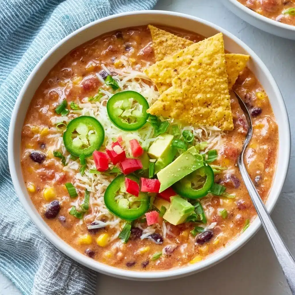 Crockpot Vegetarian Tortilla Soup Recipe