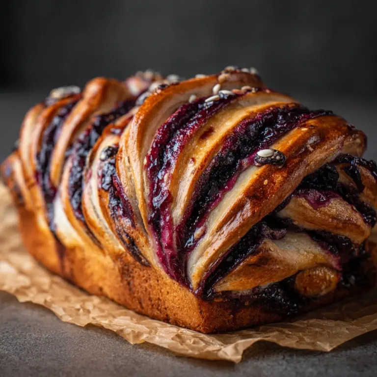 Blueberry Cream Cheese Babka Recipe