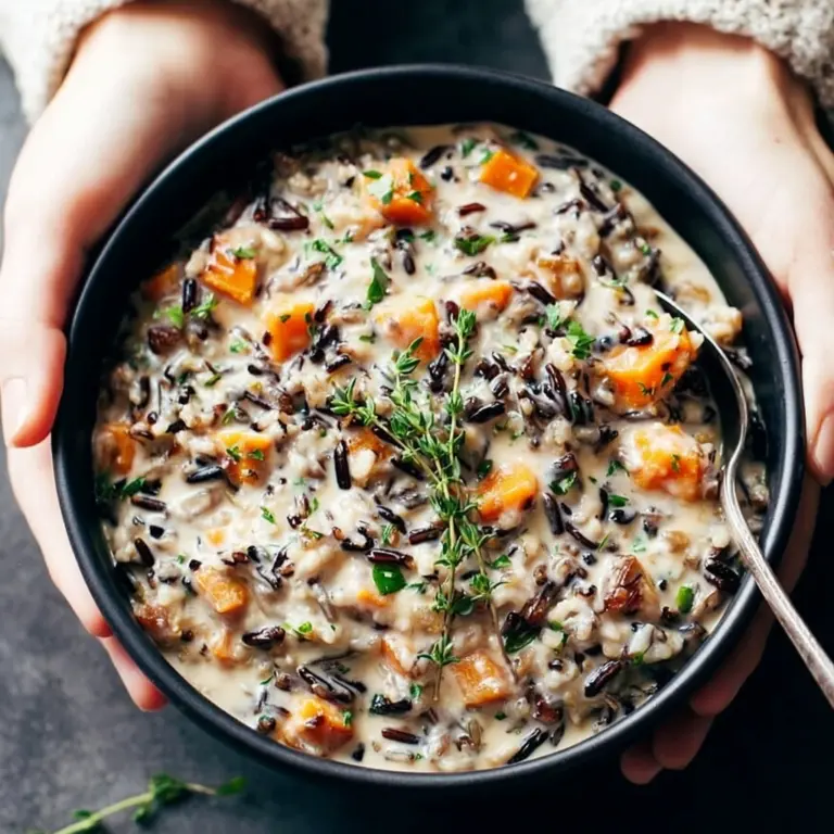 Crockpot Creamy Chicken and Wild Rice Casserole Recipe