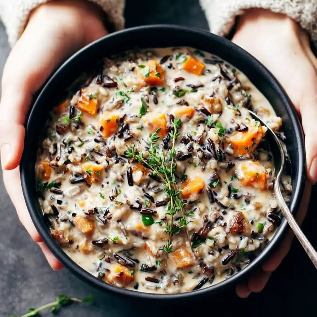 Crockpot Creamy Chicken and Wild Rice Casserole Recipe