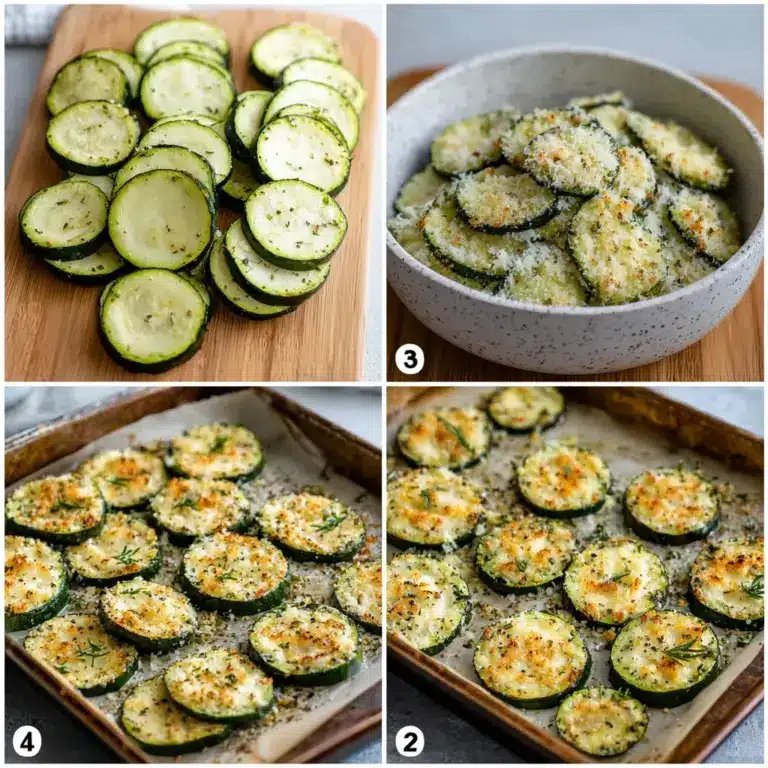 Crispy Baked Parmesan Zucchini Recipe