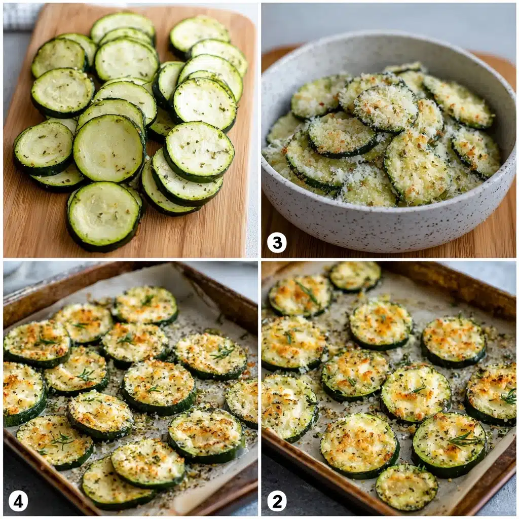 Crispy Baked Parmesan Zucchini Recipe