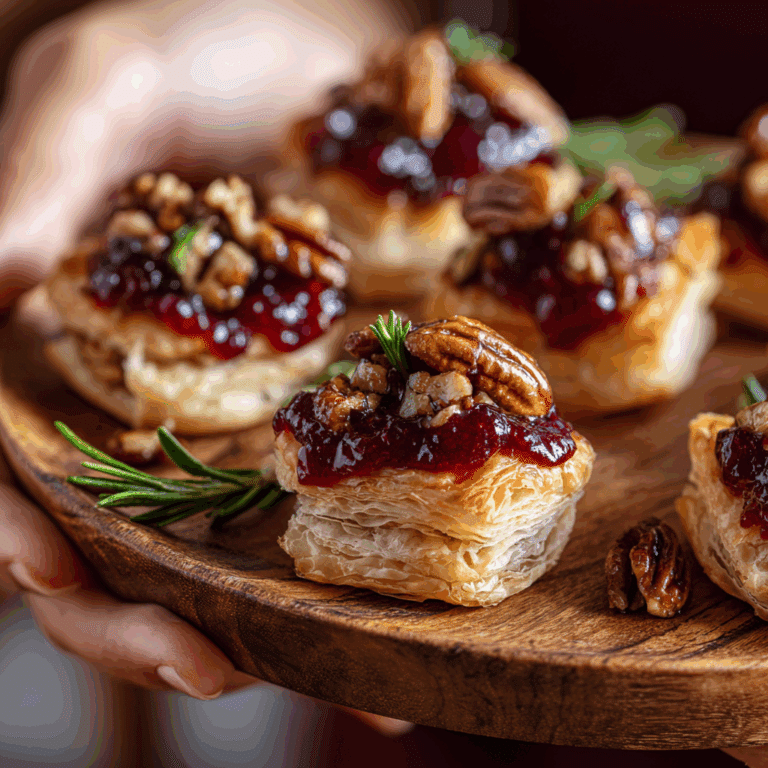 Baked Cranberry Brie Bites Recipe