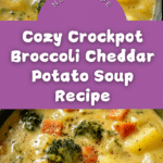 Crockpot Potato Broccoli Cheddar Soup