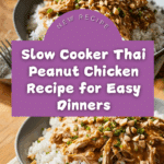 Easy Thai Peanut Chicken Recipe