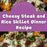 Cheesy Steak and Rice Skillet Recipe