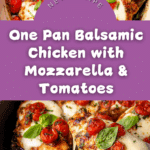 One Pan Balsamic Chicken Recipe