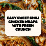 Sweet Chili Chicken Wraps Recipe