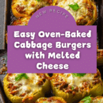 Oven-Baked Cabbage Burgers Recipe