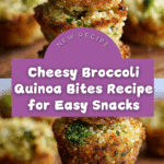 Cheesy Broccoli Quinoa Bites Recipe