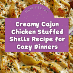 Creamy Cajun Chicken Stuffed Shells Recipe