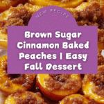 Brown Sugar Cinnamon Baked Peaches Recipe