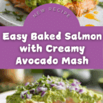 Baked Salmon with Avocado Mash Recipe
