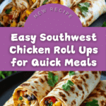 Southwest Chicken Roll Ups Recipe