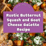Golden Butternut Squash and Goat Cheese Galettes Recipe