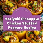 neapple Chicken and Rice Stuffed Peppers Recipe