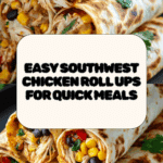 Southwest Chicken Roll Ups Recipe