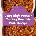 High Protein Turkey Pumpkin Chili Recipe