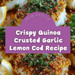 Zesty Crunch Garlic Lemon Cod Recipe