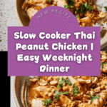 Easy Thai Peanut Chicken Recipe