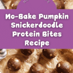 No-Bake High-Protein Pumpkin Snickerdoodle Bites Recipe