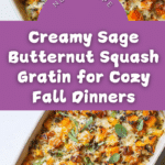 Sage Butternut Squash Gratin Recipe