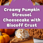 Pumpkin Streusel Cheesecake Recipe
