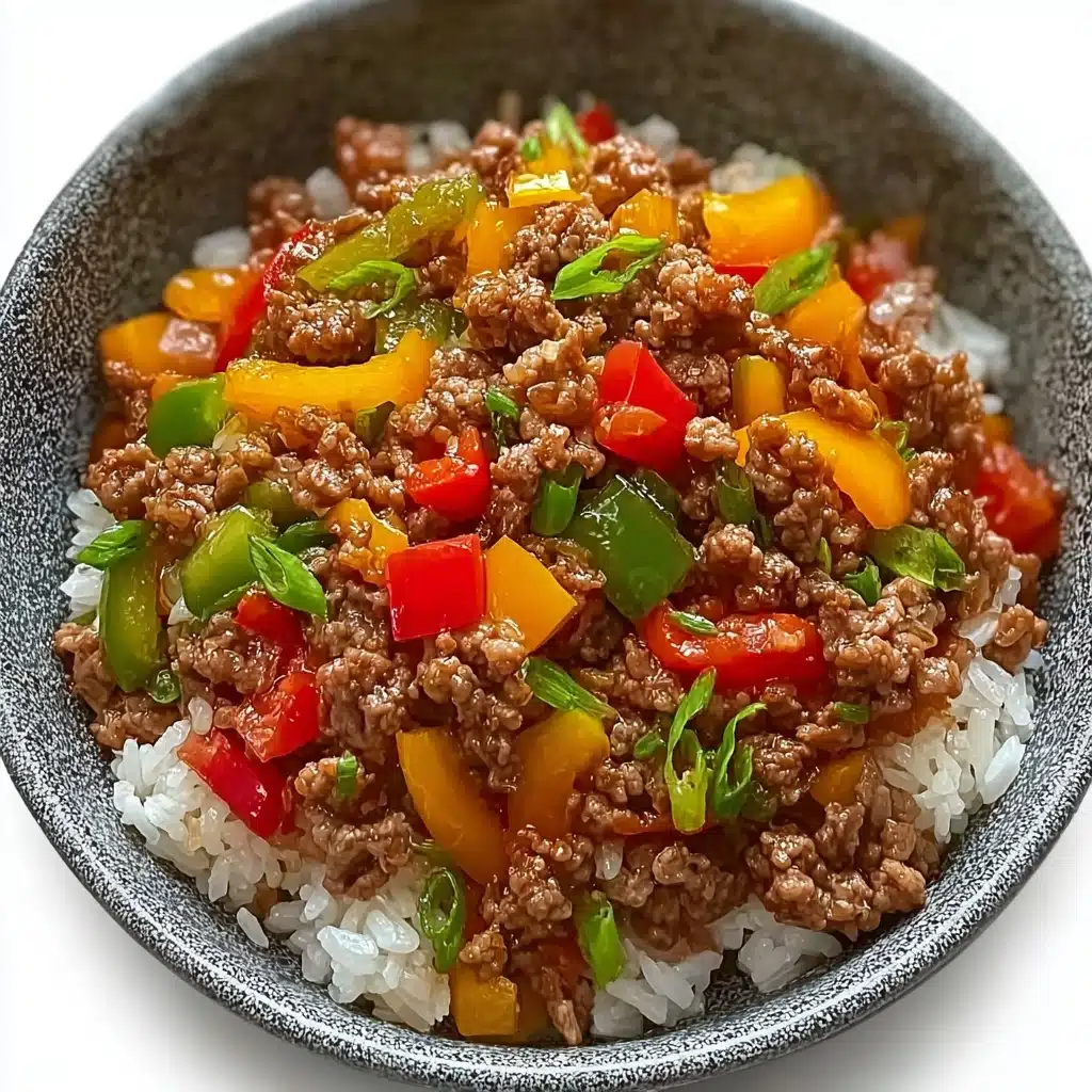 Beef Pepper Rice Bowl is a delicious meal option Recipe - Recipe Image