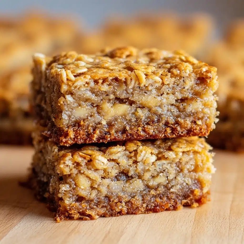 Banana Oatmeal Bars Recipe - Recipe Image