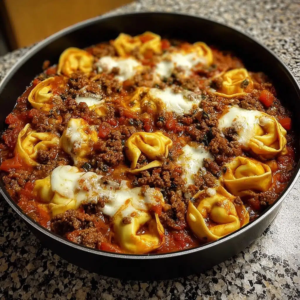 Cheesy Beef Tortellini Bake Recipe - Recipe Image
