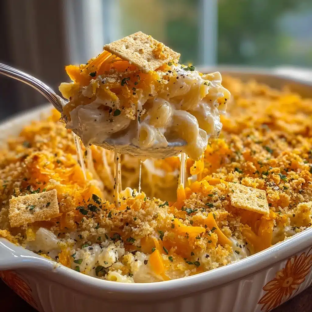 Pour the chicken mixture into your prepared baking dish, smoothing it into an even layer Recipe - Recipe Image