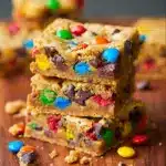 Triple Peanut Butter Monster Cookie Bars Recipe