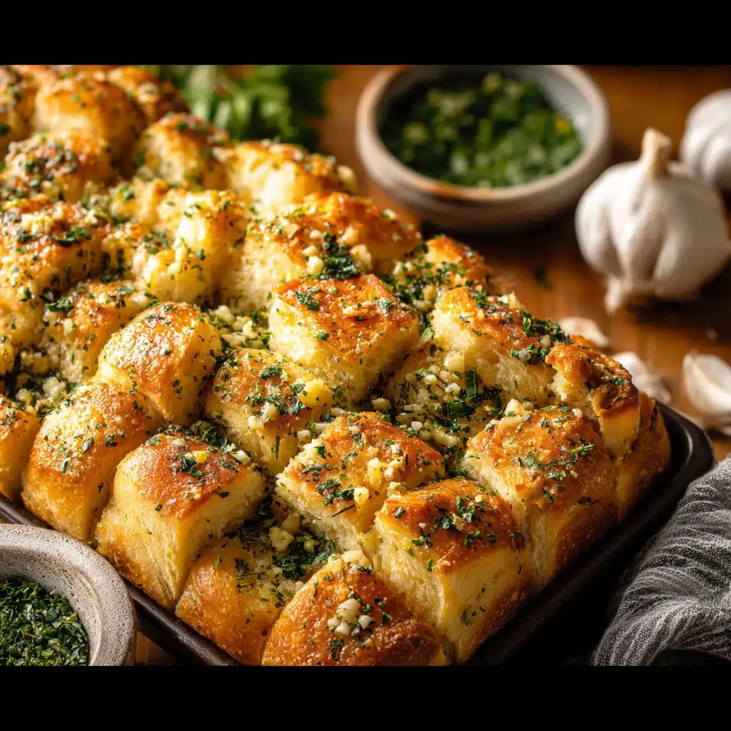 Pull Apart Garlic Bread Recipe - Recipe Image