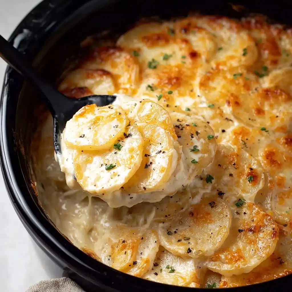 Slow Cooker Scalloped Potatoes Recipe - Recipe Image