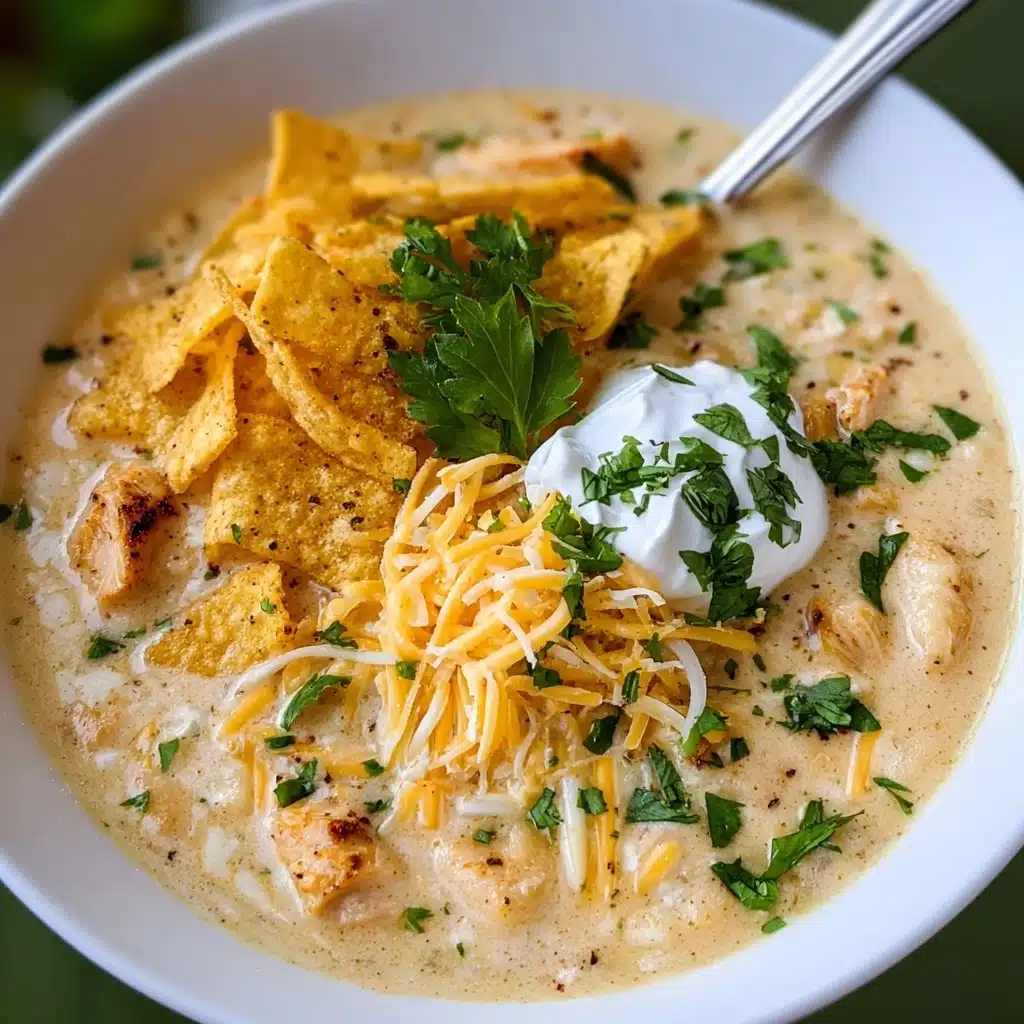 Green Chile Chicken Enchilada Soup Recipe - Recipe Image