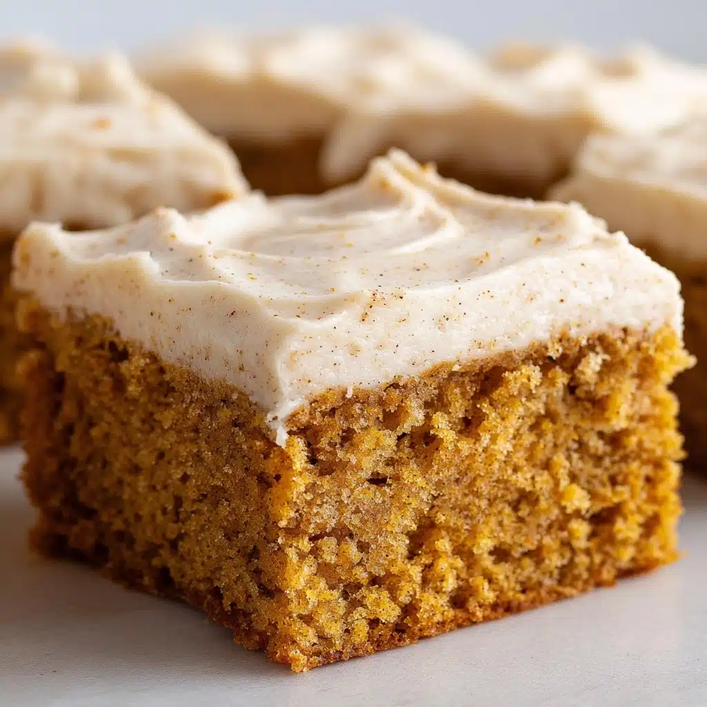 Pumpkin Bars with Brown Sugar Frosting Recipe - Recipe Image