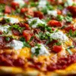 Easy Sheet Pan Taco Pizza Recipe