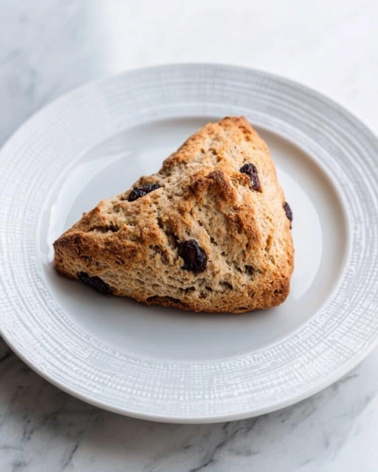 Oat Flour Scones with Blueberries and Optional Glaze Recipe