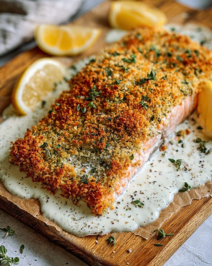 Parmesan Crusted Salmon Recipe