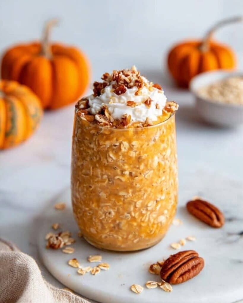 Pumpkin Pie Overnight Oats Recipe