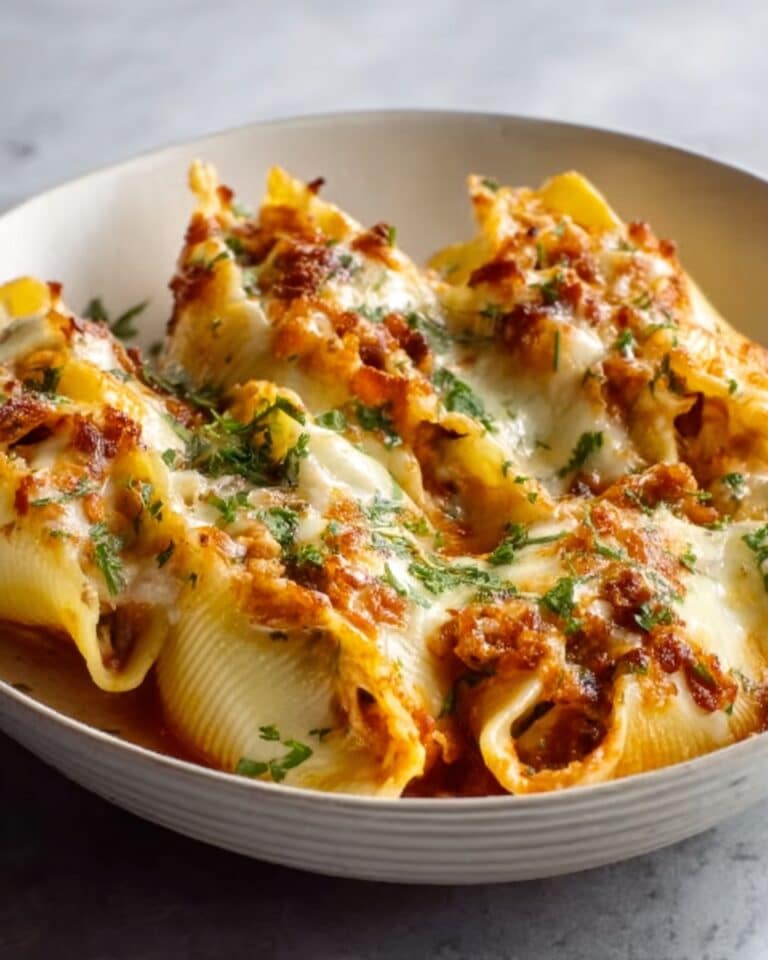 Cozy Pumpkin & Gouda Stuffed Shells Recipe