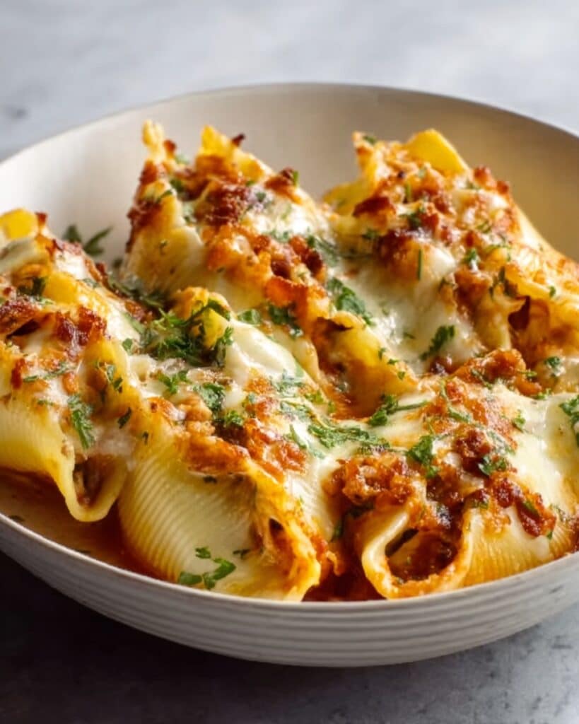 Cozy Pumpkin & Gouda Stuffed Shells Recipe