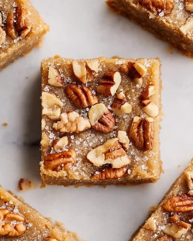 Classic Salted Maple Pecan Bars Recipe