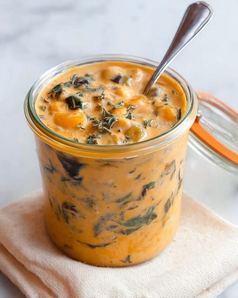 French Lentil Soup with Creamy Cashew (or Sunflower Seed) Base and Greens Recipe