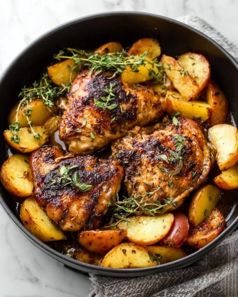 Rosemary Apple Cider Chicken Recipe