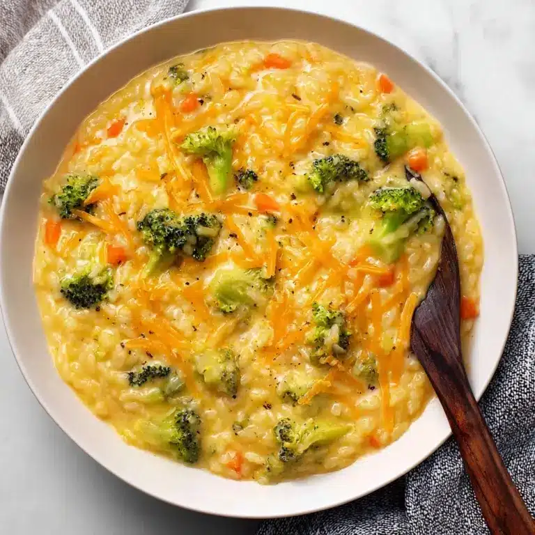 Broccoli Cheddar Orzo Recipe