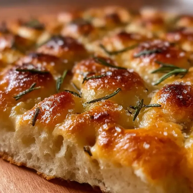 Garlic Parmesan Focaccia Bread Recipe